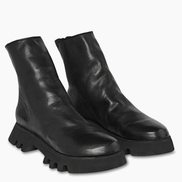 Guidi ZO08V Leather Ankle Boots in Black 38.5 - Picture 1 of 10